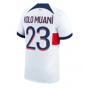 Paris Saint-Germain Randal Kolo Muani #23 Gostujuci Dres 2023-24 Kratak Rukavima